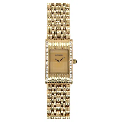 Pre-owned Boucheron Reflet Gold Diamond Watch In Multi