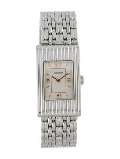 Pre-owned Boucheron Reflet Watch, 18mm In Multicolor