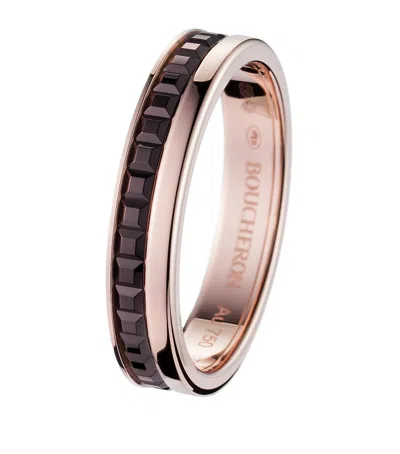 Boucheron Rose Gold Quatre Classique Wedding Band