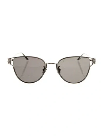Pre-owned Boucheron Round Tinted Sunglasses W/ Tags In Silver