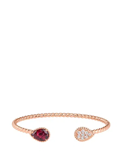 Boucheron Serpent Boheme Diamond Bracelet In Pink