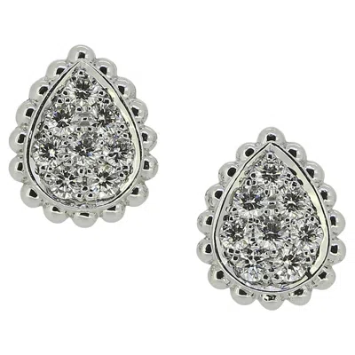Pre-owned Boucheron Serpent Bohème Diamond Stud Earrings In Multi