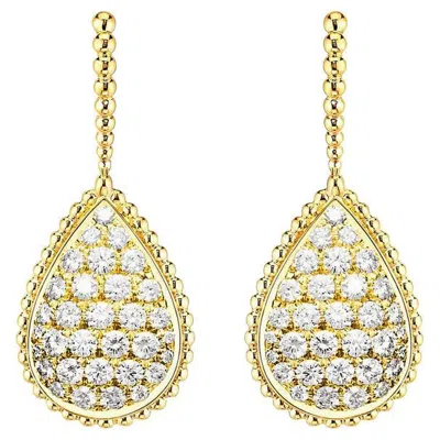 Pre-owned Boucheron Serpent Bohème Drop Earrings With Diamonds In Multi