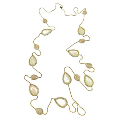 Pre-owned Boucheron Serpent Boheme High Jewelry Series, Mother-of-pearl Sweater Necklace. In Multi