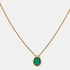 Boucheron Serpent Boheme Malachite 18k Yellow Gold S Motif Necklace In Yellow