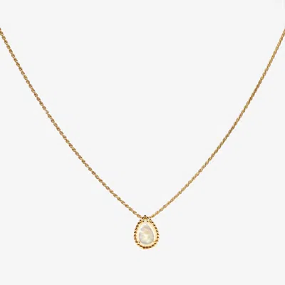 Pre-owned Boucheron Serpent Boheme Mother Of Pearl 18k Yellow Gold S Motif Necklace