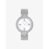 Boucheron White Gold Serpent Bohème Stainless Steel And 1.21ct Diamond Quartz Watch In White Gold