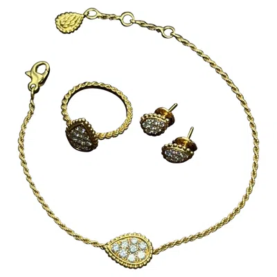 Pre-owned Boucheron Serpent Boh�me Set � Bracelet, Ring & Earrings � 18k Gold In Multiple