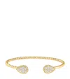 Boucheron Small Yellow Gold And Diamond Serpent Bohème Motif Bracelet In Yellow
