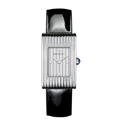 Boucheron Stainless Steel And Diamond Reflet Watch