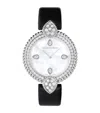 Boucheron Steel And Diamond Serpent Bohème Watch In White