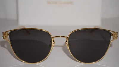 Pre-owned Boucheron Sunglasses Aviator Gold Grey Bc0113s 001 52 20 135 In Gray