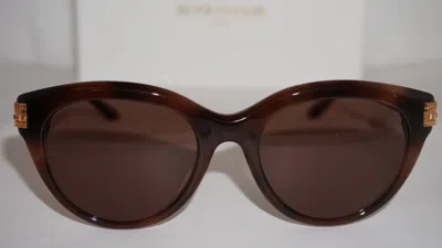 Pre-owned Boucheron Sunglasses Cateye Havana Brown Bc0112s 003 53 19 140