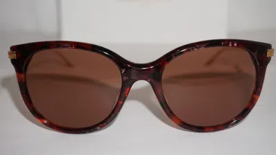 Pre-owned Boucheron Sunglasses Havana Gold Red Bc0101s 003 53 20 135