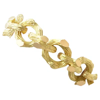 Pre-owned Boucheron Vintage 18k Yellow Gold Bracelet Circa 1970