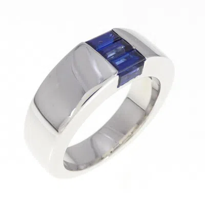 Pre-owned Boucheron White Gold (18k) Band Ring ()