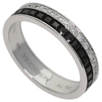 Pre-owned Boucheron White Gold (18k) Band Ring ()