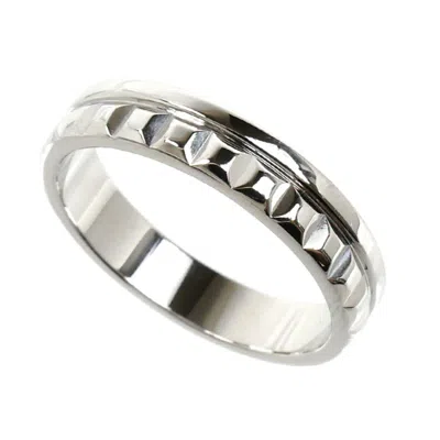 Pre-owned Boucheron White Gold (18k) Band Ring ()