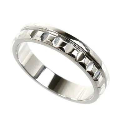 Pre-owned Boucheron White Gold (18k) Band Ring ()