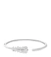 Boucheron White Gold And Diamond Plume De Paon Bracelet In Gold