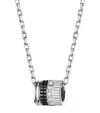 Boucheron White Gold And Diamond Quatre Black Edition Pendant Necklace In Gold