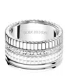 Boucheron 18kt Quatre Double White Edition Weissgoldring Mit Diamanten In White
