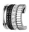 Boucheron White Gold And Diamond Quatre Single Ear Cuff In Black