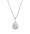 Boucheron White Gold And Diamond Serpent Bohème Long Necklace