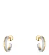 Boucheron Womens Yellow Gold Quatre Radiant Edition 18ct Yellow And White-gold 0.24ct Diamond Hoop E In Gold