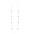 Boucheron White Gold, Diamond And Aquaprase Serpent Bohème Couleur Necklace In Blue