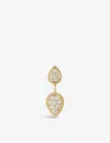 Boucheron Women's Serpent Bohème 18k Yellow Gold & Diamond Single Stud Earring In Gold