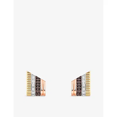 Boucheron Womens Yellow Gold Quatre Classique 18ct Yellow-gold, White-gold, Pink-gold, Pvd And 0.26ct Diamond 