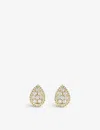 Boucheron Serpent Bohème 18ct Yellow-gold And Diamond Stud Earrings