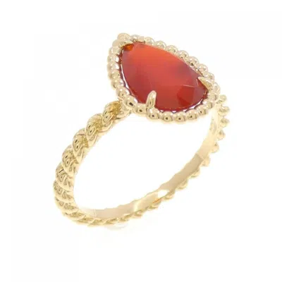 Pre-owned Boucheron Yellow Gold (18k) Band Ring ()