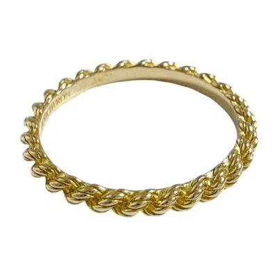 Pre-owned Boucheron Yellow Gold (18k) Band Ring ()
