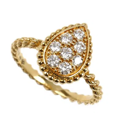 Pre-owned Boucheron Yellow Gold (18k) Band Ring ()
