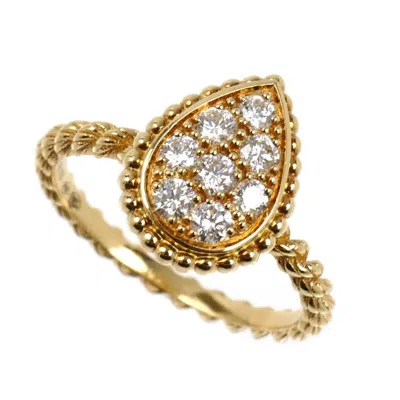 Pre-owned Boucheron Yellow Gold (18k) Band Ring ()