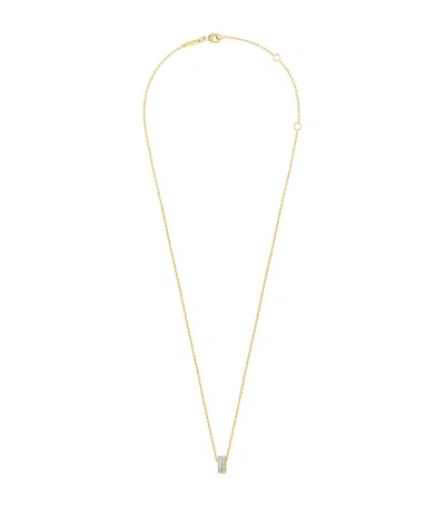 Boucheron Yellow Gold And Diamond Quatre Radiant Edition Necklace