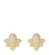 Boucheron Yellow Gold And Diamond Serpent Bohème Vintage Stud Earrings In Gold