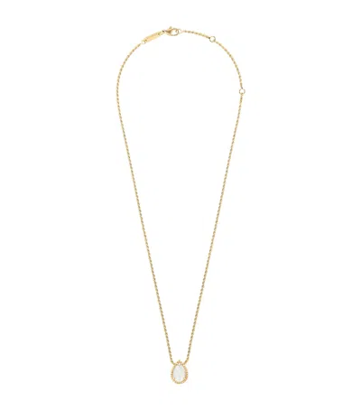 Boucheron Yellow Gold And Mother-of-pearl Serpent Bohème Pendant