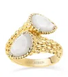 Boucheron Yellow Gold And Mother-of-pearl Serpent Bohème Two-stone Ring