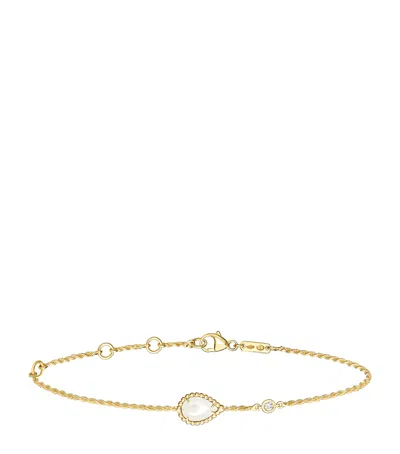 Boucheron Yellow Gold, Diamond And Mother-of-pearl Serpent Bohème Bracelet