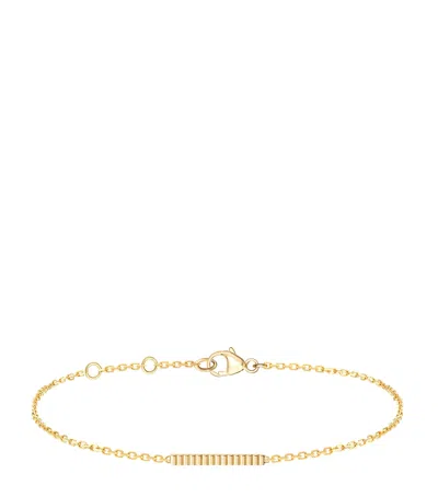 Boucheron Yellow Gold Quatre Grosgrain Chain Bracelet