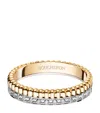 Boucheron Yellow Gold, White Gold And Diamond Quatre Radiant Wedding Band