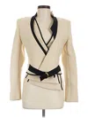 Bouchra Jarrar Wool Blazer Jacket In Ivory