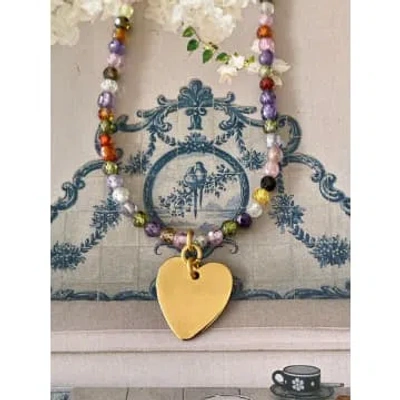 Bougainvillea Cafe Cuore Necklace In Gold