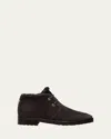 Bougeotte Aspen Suede Shearling-lined Winter Boots In Brown
