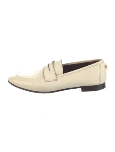 Pre-owned Bougeotte Leather Loafers In Neutral