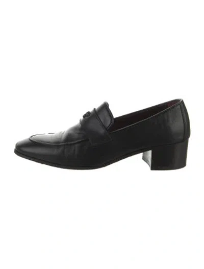 Pre-owned Bougeotte Leather Pumps In Black