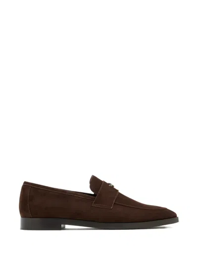 Bougeotte Lofty Flaneur Bee-detail Loafers In Brown